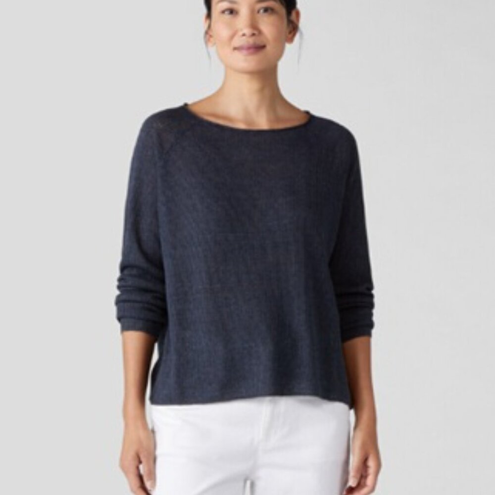 Eileen Fisher Delave Bateau Neck Top
